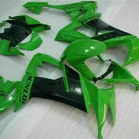 MSA Fit for  2008-2010 ZX10R ZX-10R ABS Black White Injection Fairing t015-T