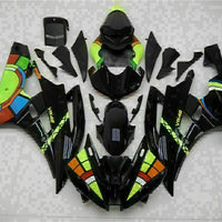 MS Injection Bodywork Black Fairing Fit for Yamaha 2006-2007 YZF R6 ABS Cowl g061