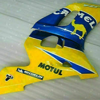 MS Injection Yellow Blue Plastic Fairing Fit for Yamaha 1998-2002 YZF R6 g013