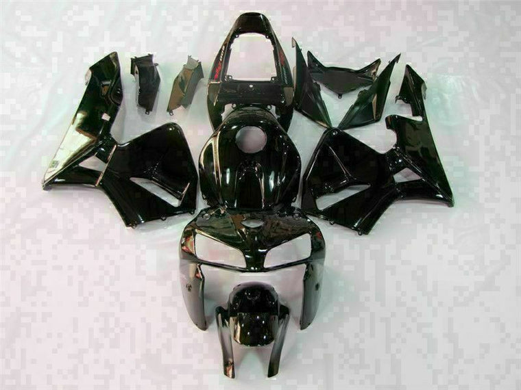 NT Fairing Fit for Honda 2005-2006 CBR600RR U038- Msa Glossy Black | ABS Injection