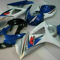 MS Injection Mold Blue White Fairing Kit Fit for  2007-2008 GSXR 1000 q005