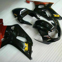 MSB Injection  Black Plastic Fairing Fit for  2001-2003 GSXR 600 750 m027