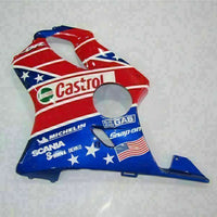 MS Injection Blue Red ABS Kit Fairing Fit for Honda 2001-2003 CBR600 F4I u033