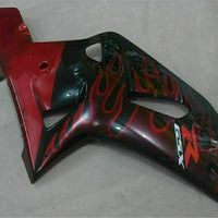 MSB Injection Black Red Fairing Fit for  2001-2003 GSXR 600 750 n031