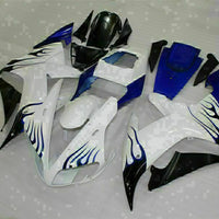 MSB Injection Mold Kit White ABS Fairing Fit for Yamaha 2002-2003 YZF R1 g012