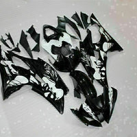 MS Injection Bodywork White Black Fairing Fit for Yamaha 2008-2016 YZF R6 g045