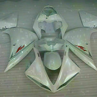 MSB Injection White Plastic Fairing Kit Fit for Yamaha YZF R1 2009-2011 g010