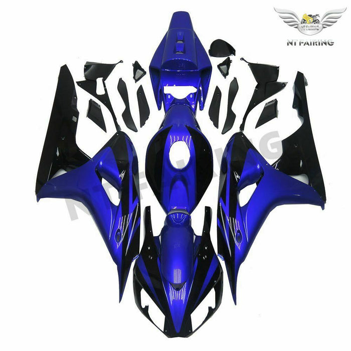 MSA Injection Blue Plastic Fairing Kit Fit for Honda2006-2007 CBR1000RR WTH m007