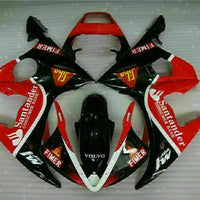 MS Injection Mold Red Black Fairing Fit for Yamaha YZF 2003-2005 R6 & 06-09 R6S g020