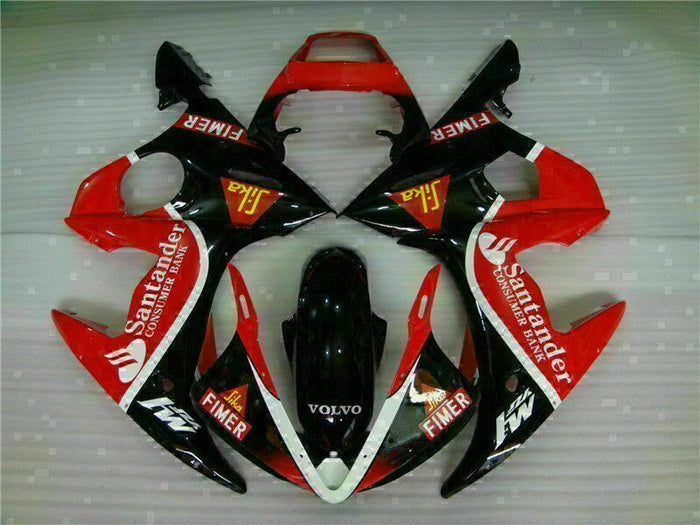MS Injection Mold Red Black Fairing Fit for Yamaha YZF 2003-2005 R6 & 06-09 R6S g020