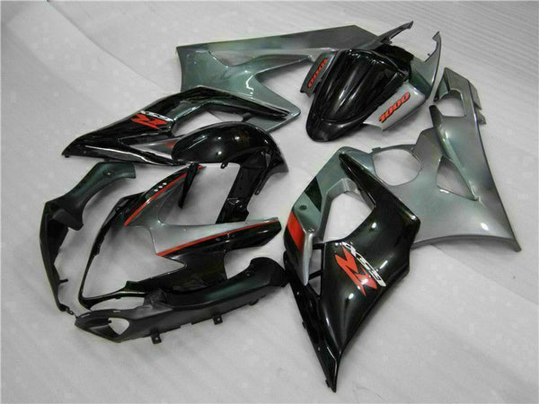 MS Injection Kit Grey Black ABS Fairing Fit for  2005-2006 GSXR 1000 q003