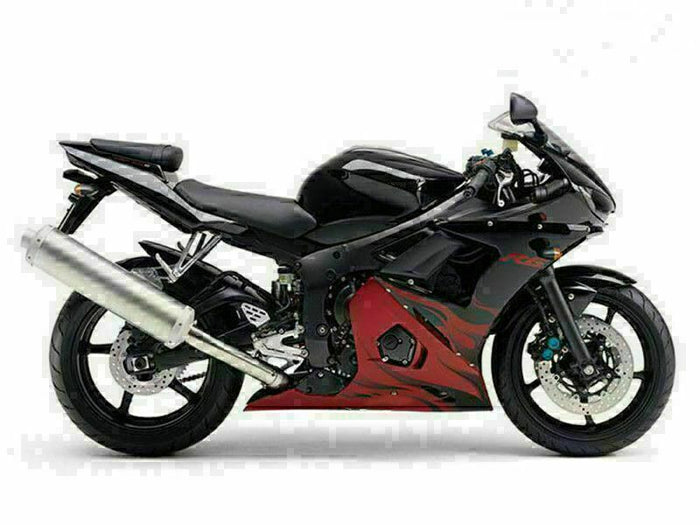 MS Injection Mold Red Black Fairing Fit for Yamaha YZF 2003-2005 R6 & 06-09 R6S g002