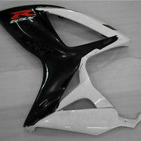 MSB Injection White Black Fairing Fit for  2006 2007 GSXR 600 750 n064