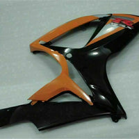 MSB Injection Black Orange Fairing Fit for  2006 2007 GSXR 600 750 o067