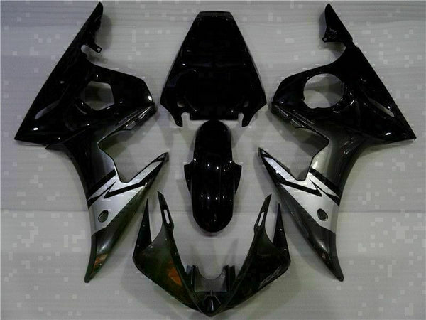 MS Injection Fairing Grey Black Fit for Yamaha YZF 2003-2005 R6 & 06-09 R6S g041