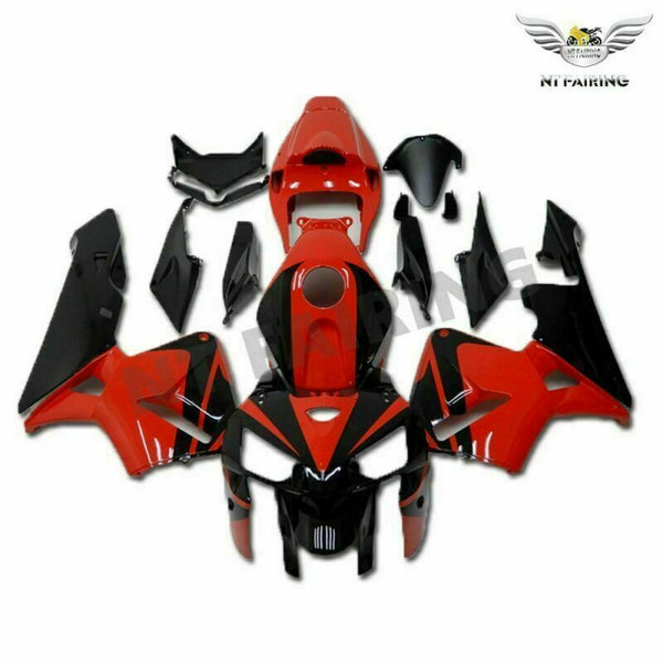 MSA Injection Red Black Fairing Fit for Honda 2005-2006 CBR600RR Set u096