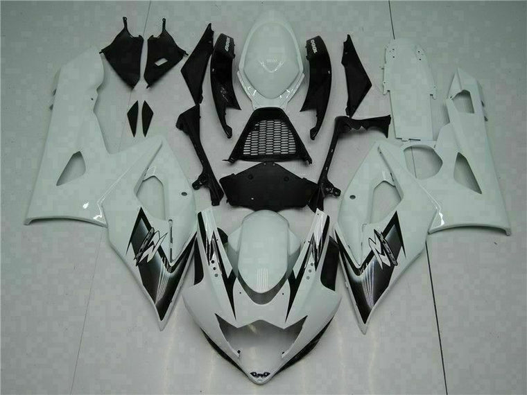NT Fairing Fit for Suzuki 2005-2006 GSXR 1000 Q049- White | ABS Injection