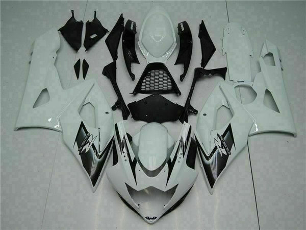 MS Injection Plastic White Set Fairing Fit for  2005-2006 GSXR 1000 q049