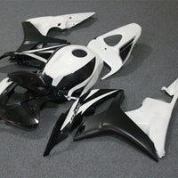 MSA White Black Plastic Injection Fairing Fit for Honda 2007-2008 CBR600RR u046