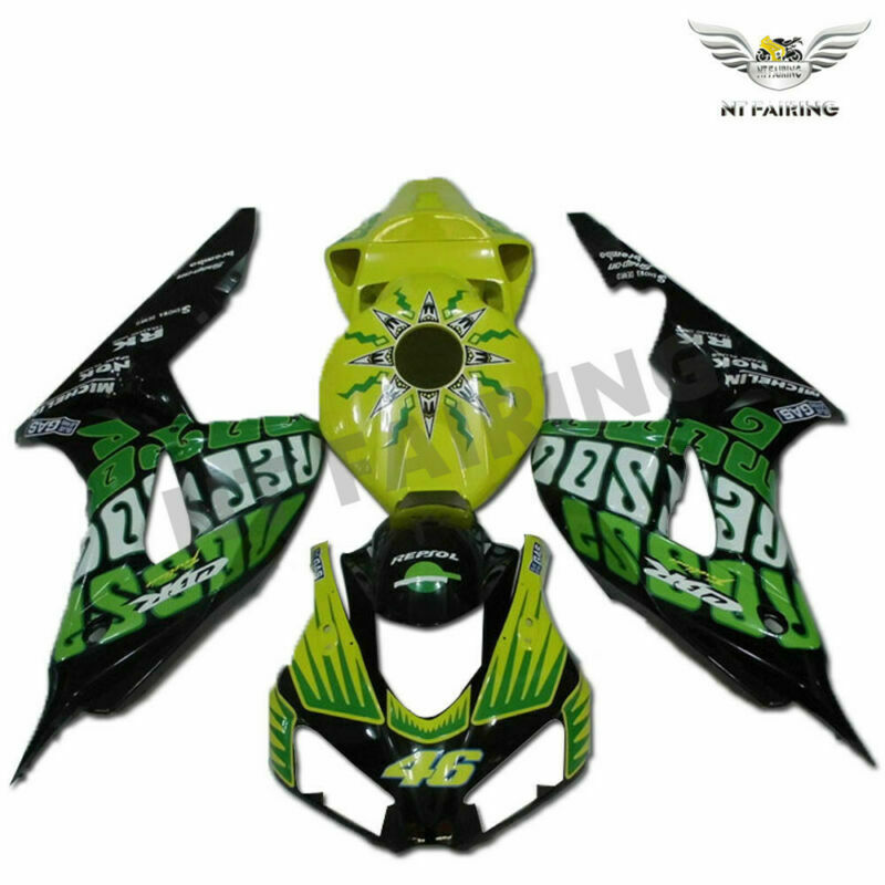 NT Fairing Fit for Honda 2006-2007 CBR1000RR U074- Yellow Green | ABS Injection