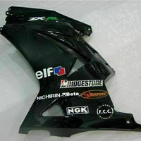 MS Fit for  2008-2012 EX250 250R Plastic Black Injection Fairing t037-T