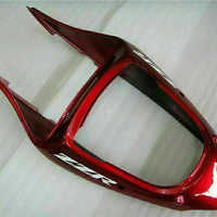 MS Fit for  2000-2002 ZX6R Plastic Red Black Injection Fairing ABS t006