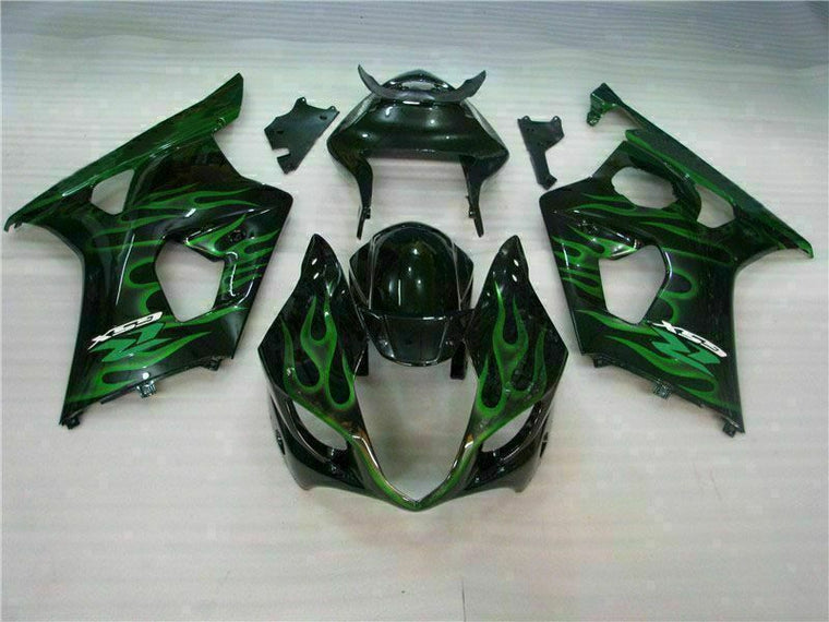 NT Fairing Fit for Suzuki 2003-2004 GSXR 1000 N047- Green Black | ABS Injection