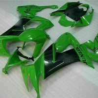 MSA Fit for  2008-2010 ZX10R ZX-10R ABS Black White Injection Fairing t015-T