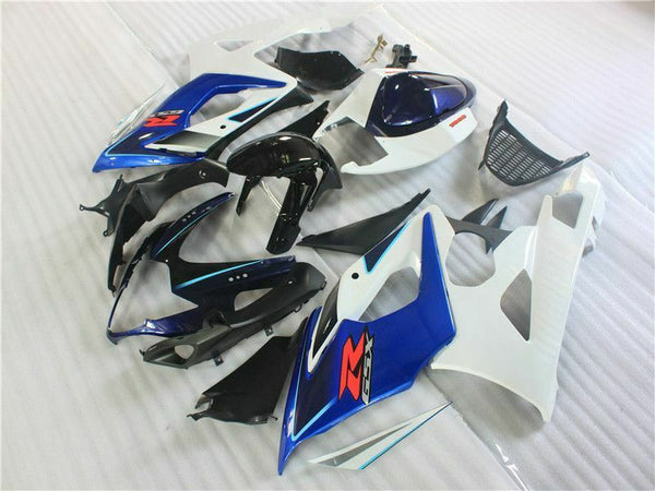 MS Injection Black Blue White Fairing Fit for  2005-2006 GSXR 1000 n056
