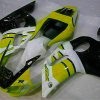 MS Injection Yellow White Plastic Fairing Fit for Yamaha 1998-2002 YZF R6 g003