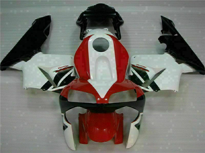 MSA Injection Mold Red White Fairing Fit for Honda 2003-2004 CBR600RR u057