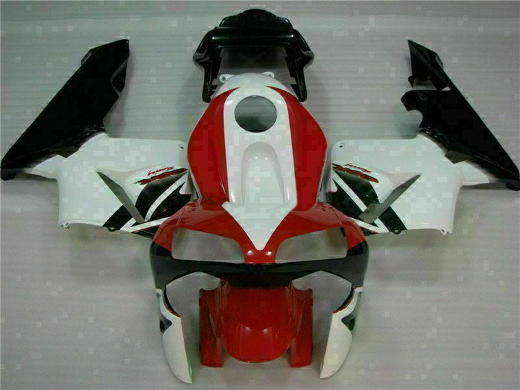 NT Fairing Fit for Honda 2003-2004 CBR600RR U057- Msa Red White | ABS Injection