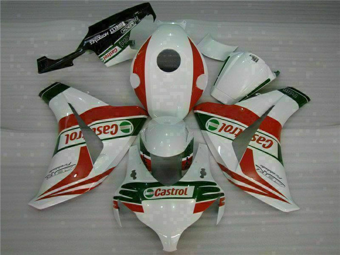 MS Injection Set White Red Kit Fairing Fit for Honda 2008-2011 CBR1000RR u056