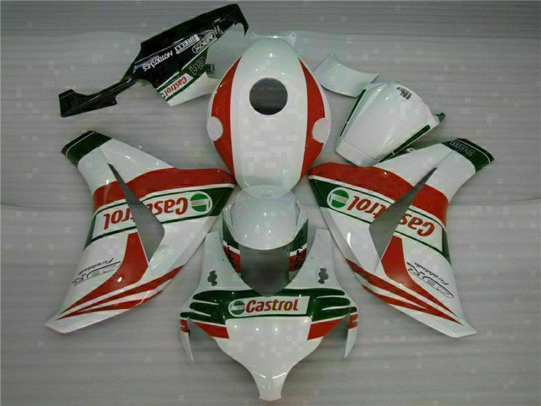 NT Fairing Fit for Honda 2008-2011 CBR1000RR U056- White Red | ABS Injection