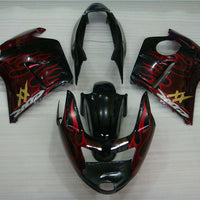 MSA Injection  Fairing ABS Red Flame Fit for Honda 1996-2007 CBR1100XX u012