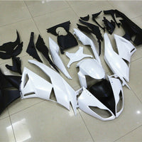 NT New Fit for  2009-2012 ZX6R Plastic White Injection Fairing k011