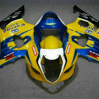 MS Injection Mold Yellow Blue Fairing Fit for  2003-2004 GSXR 1000 q001