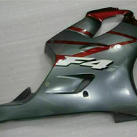 MS Injection Mold Red Silver Fairing Kit Fit for Honda 2001-2003 CBR600 F4I v043