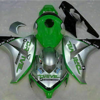 MS Injection Set Green Silver Fairing Fit for Honda 2008-2011 CBR1000RR u064