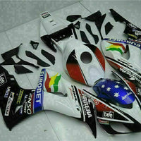 MS Injection New White Blue Fairing Fit for Honda 2006-2007 CBR1000RR u0103