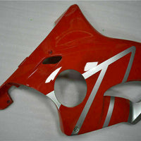MSA Injection Red Silver Fairing Kit Fit for Honda 2001-2003 CBR600 F4I WTH u059