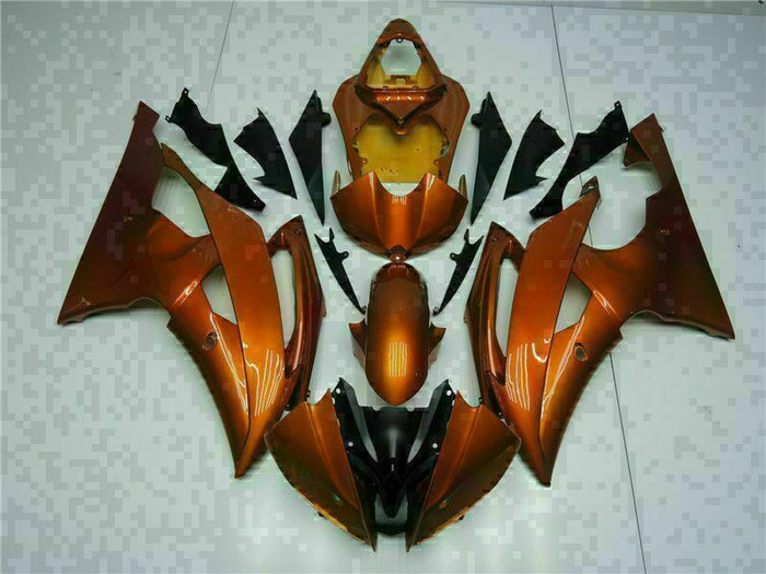 MS Injection Orange Plastic Fairing Kit Fit for Yamaha 2008-2016 YZF R6 g027