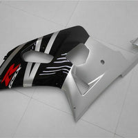 MSB Injection Mold Silver Fairing Fit for  2001-2003 GSXR 600 750 w002