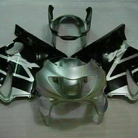 MS Black Silvery Fairing Injection Fit for Honda 1999-2000 CBR600 F4 Plastic u012