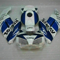 MS Injection Mold Fairing White Blue Fit for ABS Honda CBR1000RR 2004-2005 u087