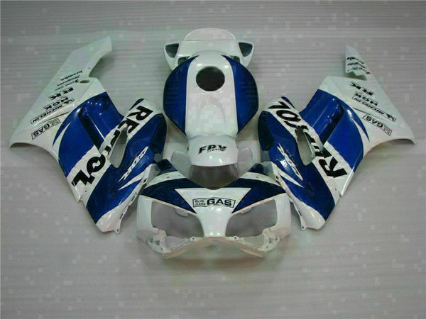 MS Injection Mold Fairing White Blue Fit for ABS Honda CBR1000RR 2004-2005 u087