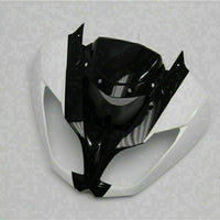 MSA Fit for  2009-2012 ZX6R Plastic White Black Injection Fairing t002