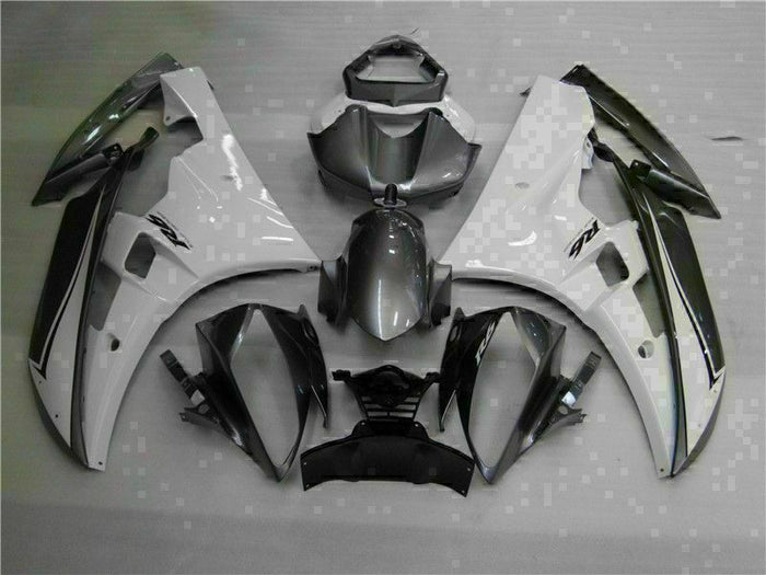 MS Injection Plastic White Silver Fairing Fit for Yamaha 2006-2007 YZF R6 g034