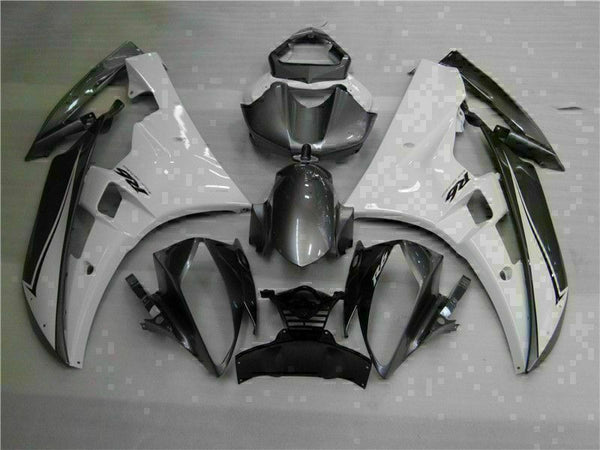 MS Injection Plastic White Silver Fairing Fit for Yamaha 2006-2007 YZF R6 g034