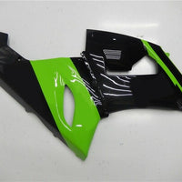 NT Green Black Injection Molded Fairing Fit for 2005 2006 636 ZX6R ABS Set e04A